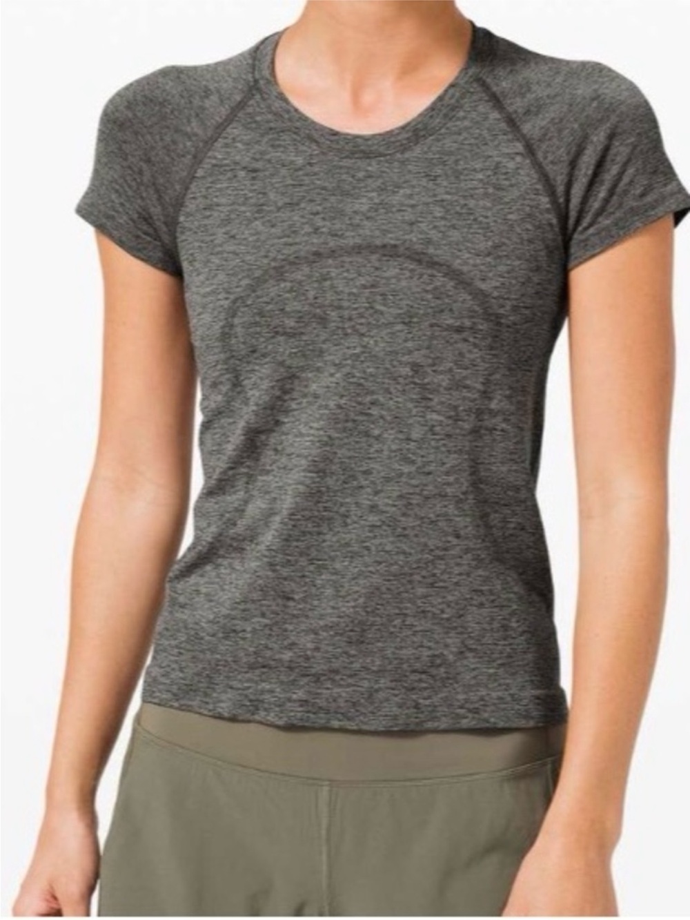 Lululemon Heather Gray Swiftly Tech 2.0 Hip Length- Size 0